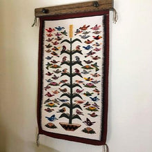 Load image into Gallery viewer, Rug Hanger 18" dark walnut stained oak