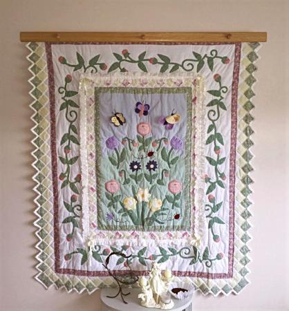 Choice of Stitched Tapestry Wall Hanging - Hanger 26x36 spring